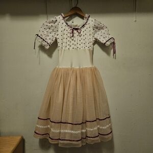 Revolution Cream and Purple Kids Dance Costume